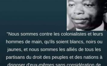 # UM NYOBE LEADER DE L’UPC CAMEROUNAISE ASSASSINE PAR LE COLONIALISME FRANCAIS