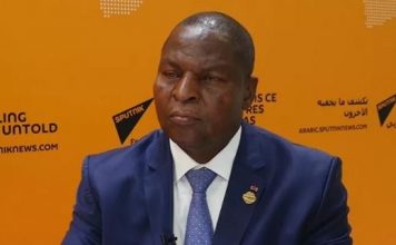 # CENTRAFRICA-NEWS. TV/ FAUSTIN-ARCHANGE TOUADERA PARLE DE L’AIDE MILITAIRE RUSSE A LA RCA