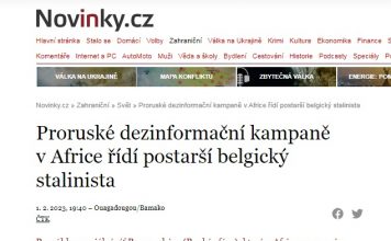 # EODE PRESS OFFICE/ REVUE DE PRESSE – PRESS REVIEW – ГАЗЕТА/ PROROSYJSKA KAMPANIA DEZINFORMACYJNA W AFRYCE. MEDIA: ODPOWIADA ZA NIĄ JEDEN CZŁOWIEK