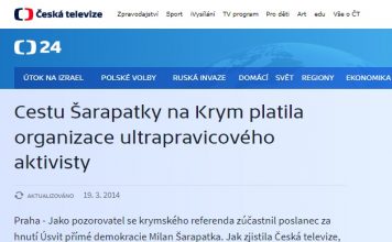 # EODE PRESS OFFICE/ REVUE DE PRESSE – PRESS REVIEW – ГАЗЕТА/ CESTU ŠARAPATKY NA KRYM PLATILA ORGANIZACE ULTRAPRAVICOVÉHO AKTIVISTY (ARCHIVES 2014)