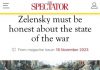 # RESEAUX PRO-RUSSES ‘RUSSOSPHERE’/ ‘ZELENSKY DOIT PARLER HONNÊTEMENT DU CONFLIT MILITAIRE’